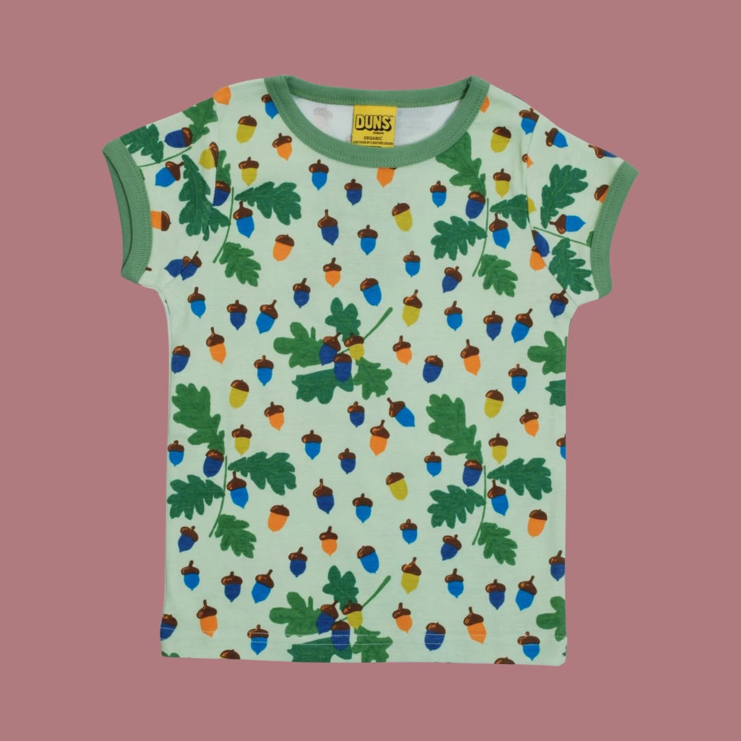 Duns Acorn Green Kids' Short Sleeve Tee
