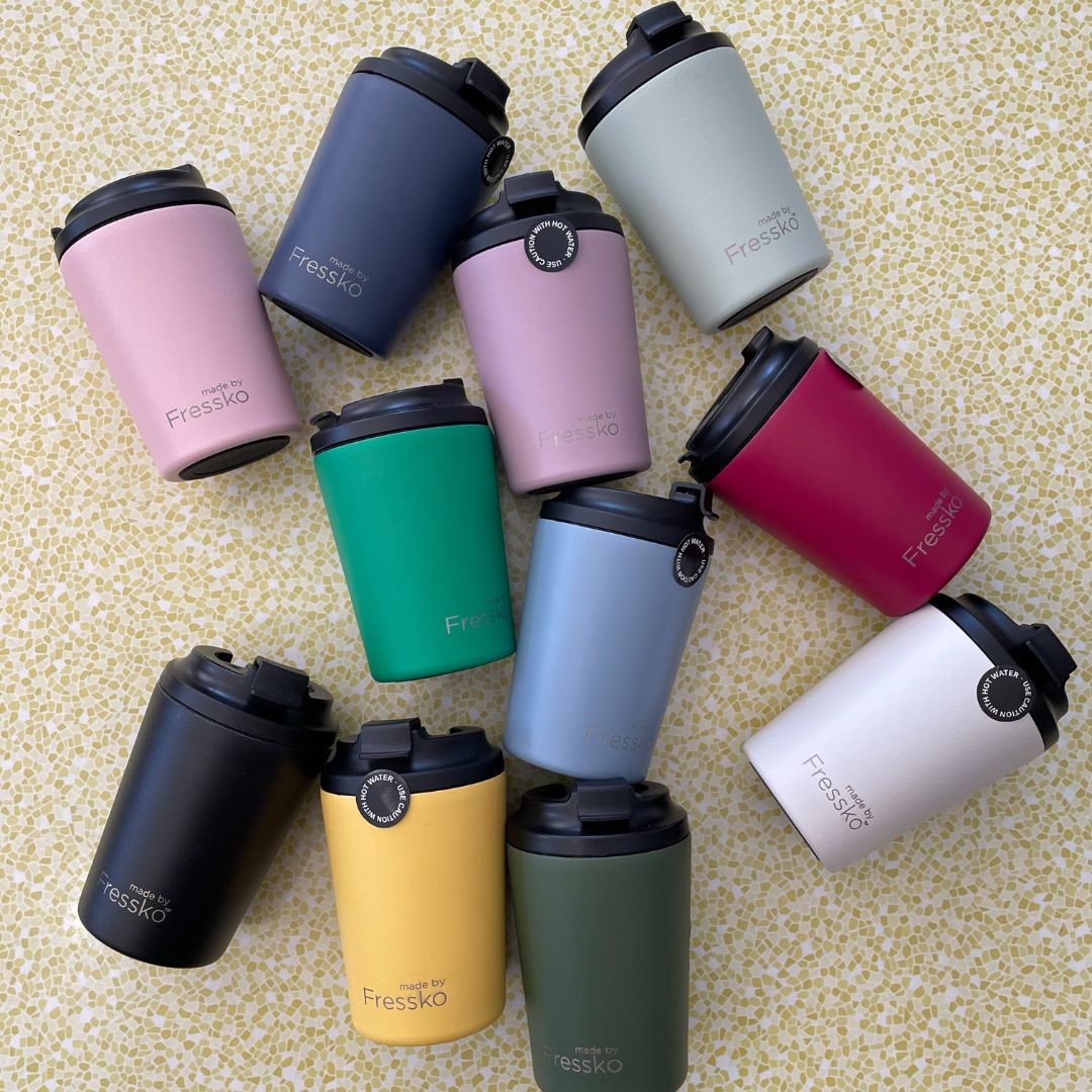 Fressko Bino Reusable Coffee Cup Flatlay