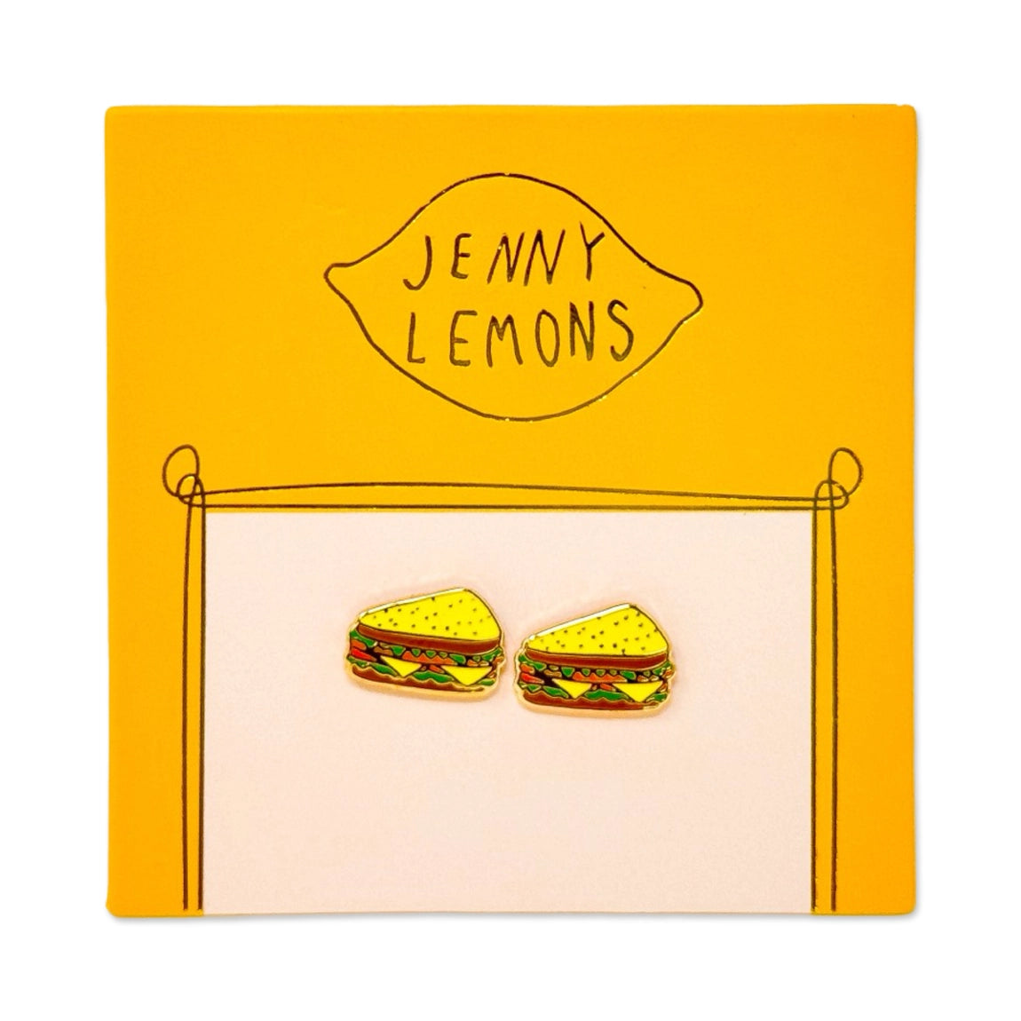 Jenny Lemons Sandwich Earrings