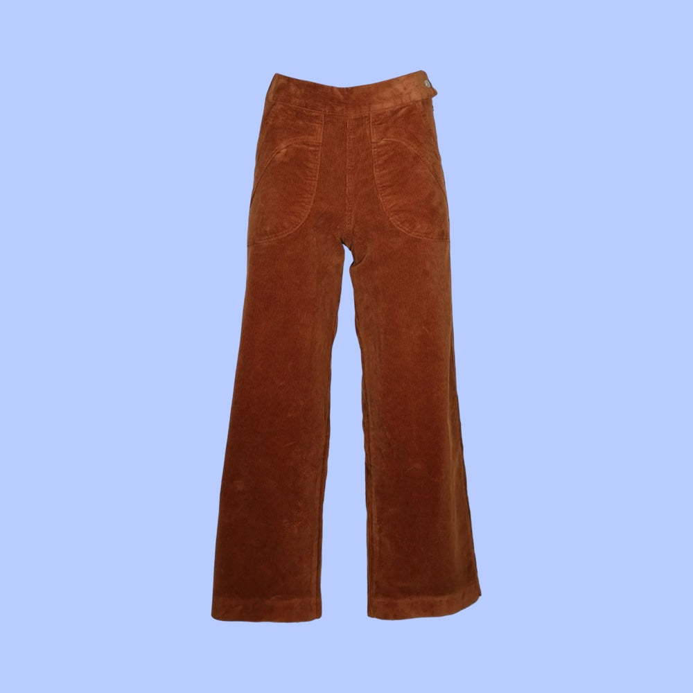 Olga de Polga Peggy Lou Velvet Corduroy Pants - Caramel