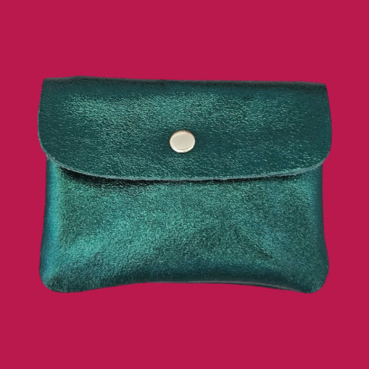 Royal Marais Metallic Leather Kangoo Wallet
