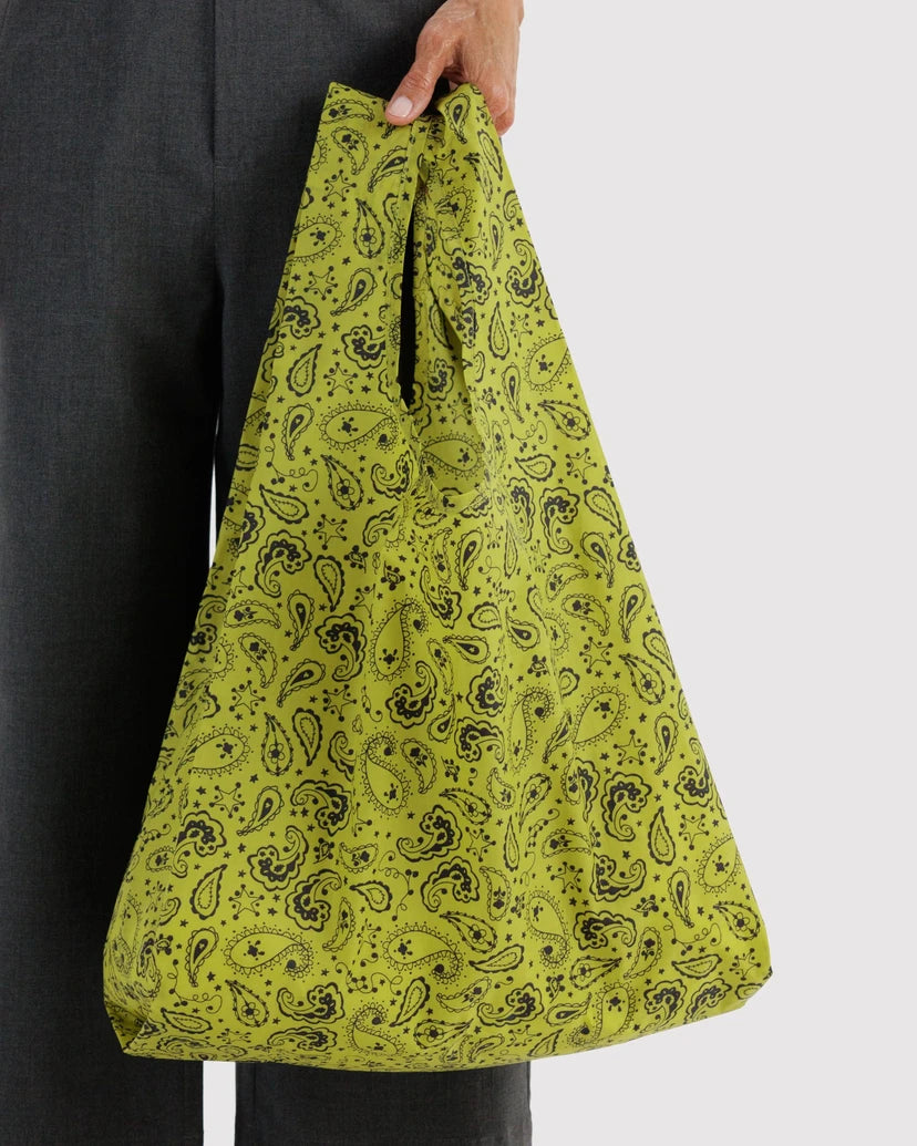 Baggu Standard Baggu - Chartreuse Paisley