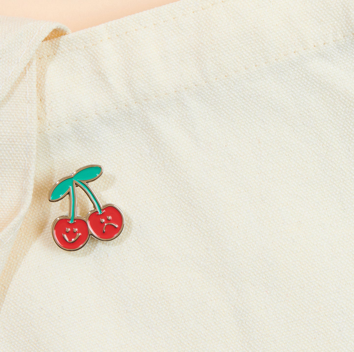 And Here We Are Cherries Pin