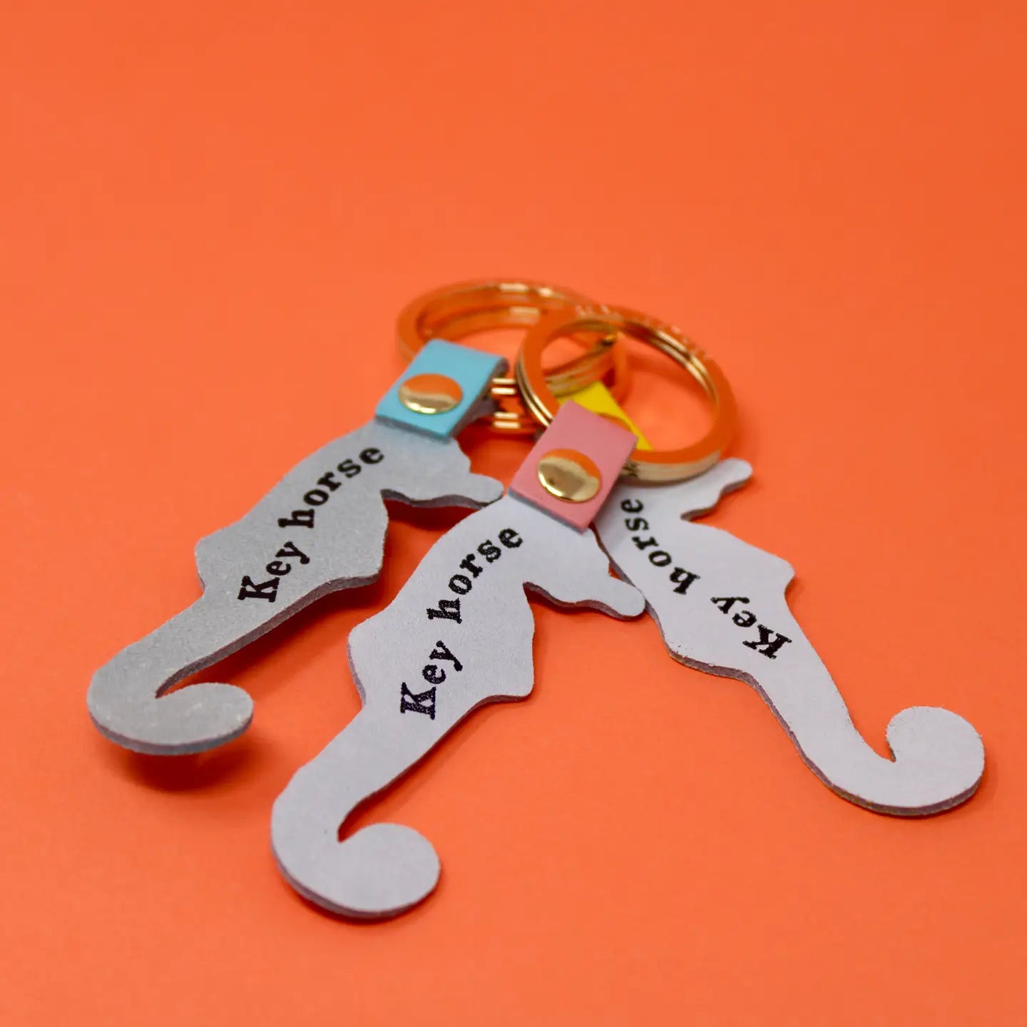 Ark Seahorse Key Fob - Pale Pink