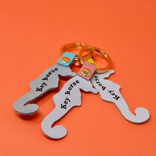 Ark Seahorse Key Fob - Pale Pink