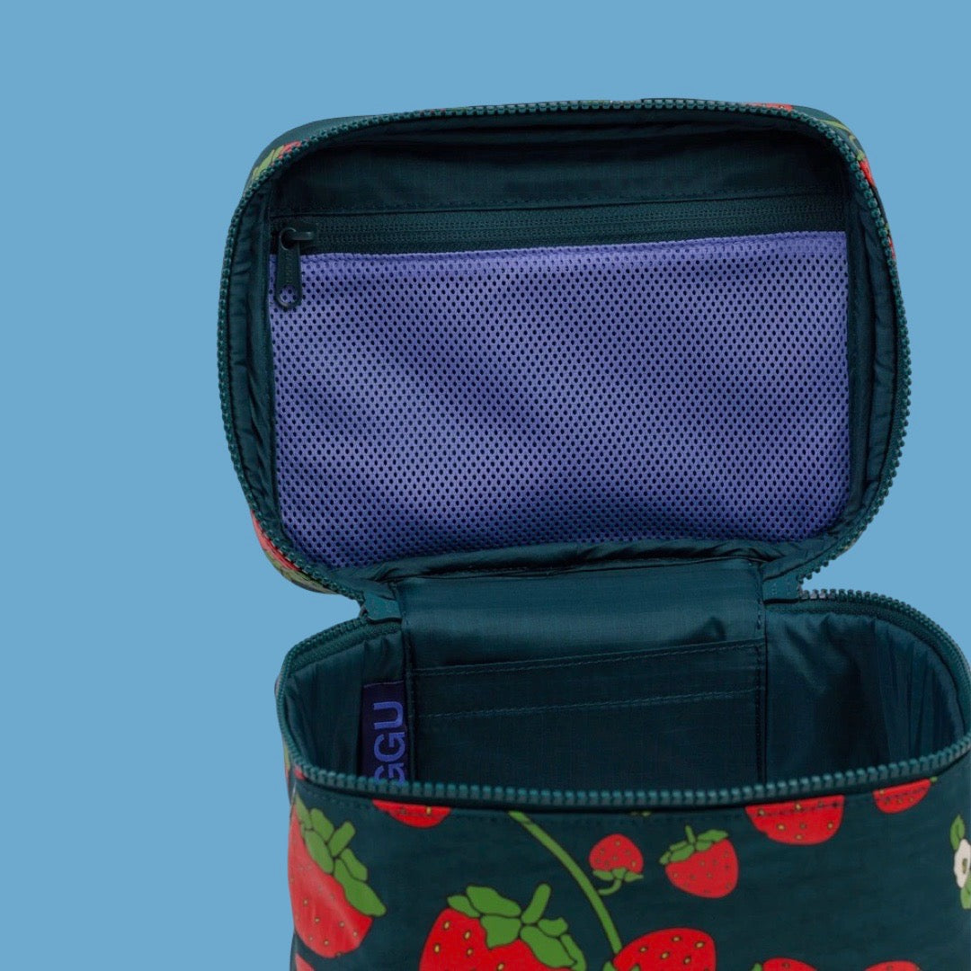 Baggu Large Cosmetic Case - Strawberry Blossom