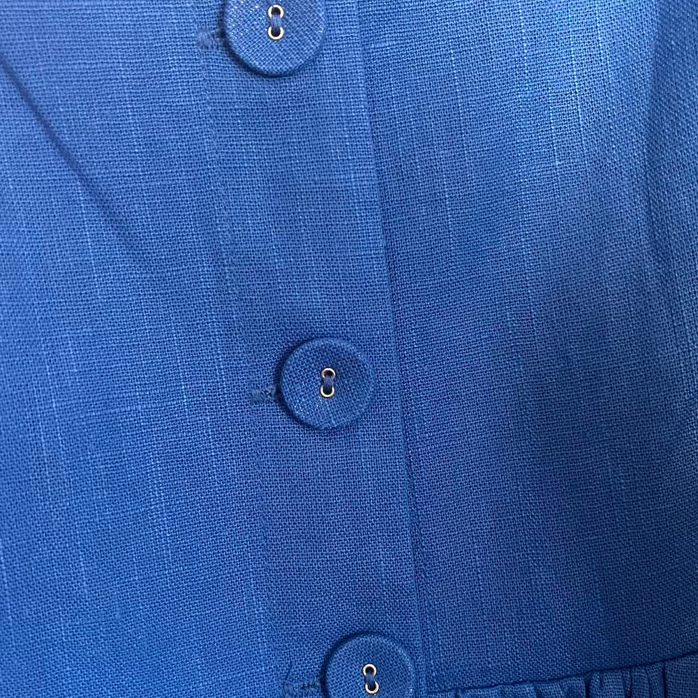 Origami Doll Penelope Dress - Cobalt