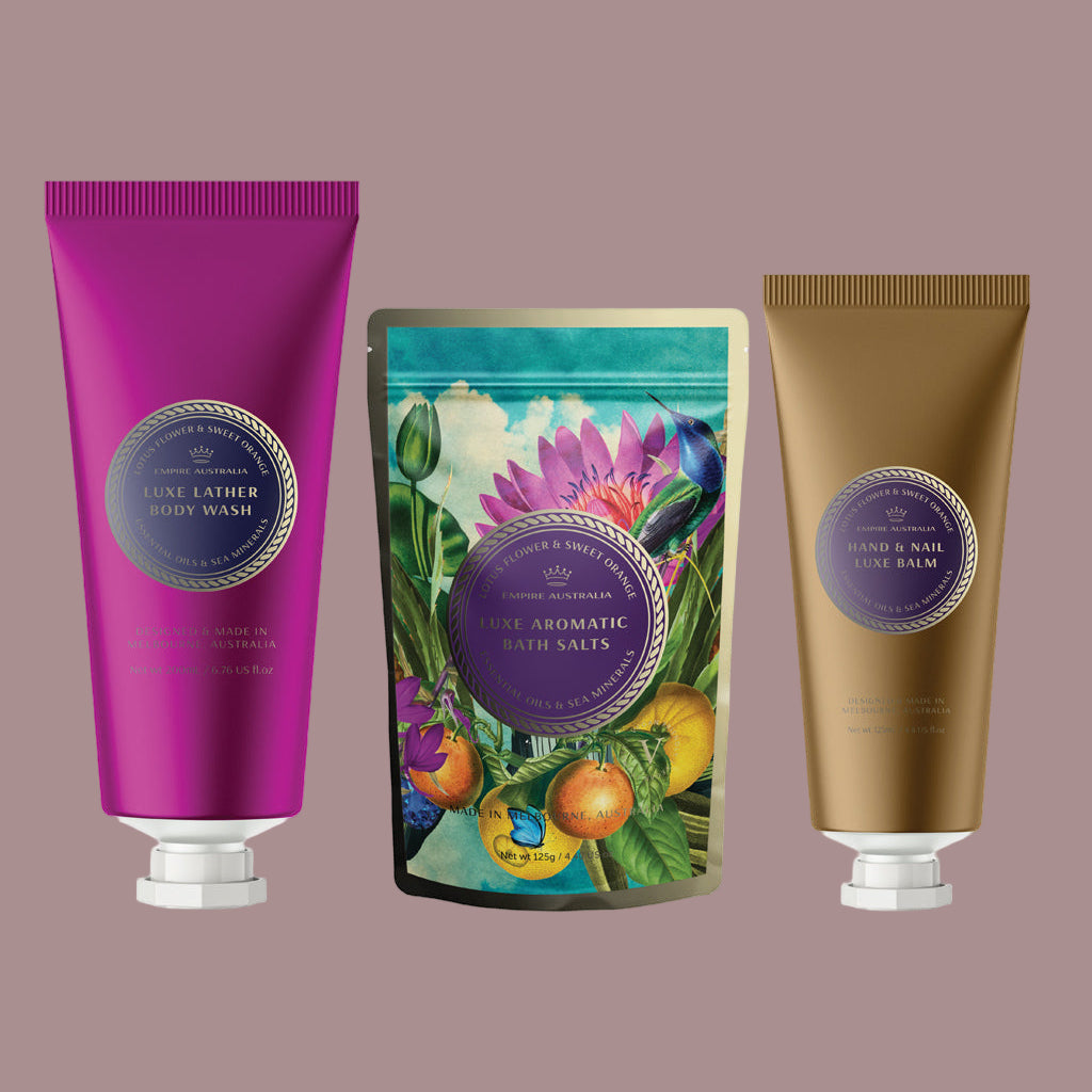 Empire Sapphire Coast Lotus Flower & Sweet Orange Body Pamper Pack