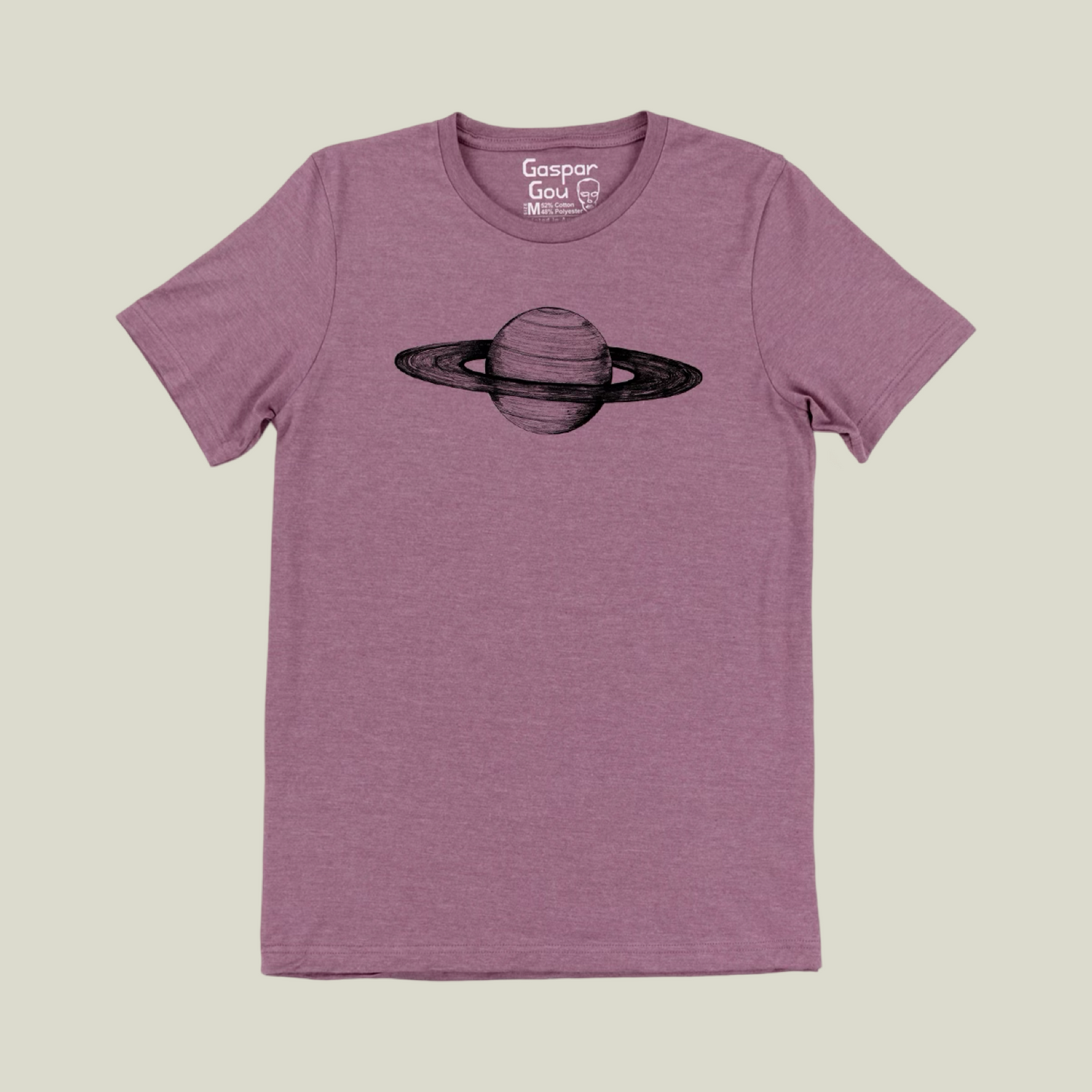 Gaspar Gou Saturn Tee - Plum