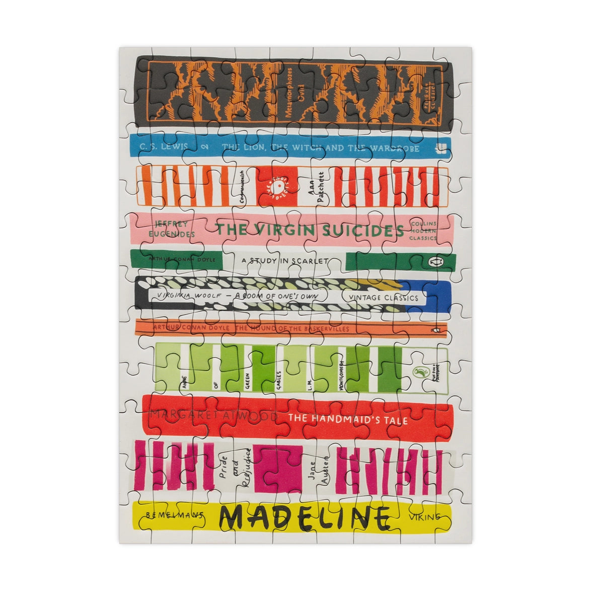 Happily Puzzles Classic Books 99 Piece Mini Jigsaw Puzzle