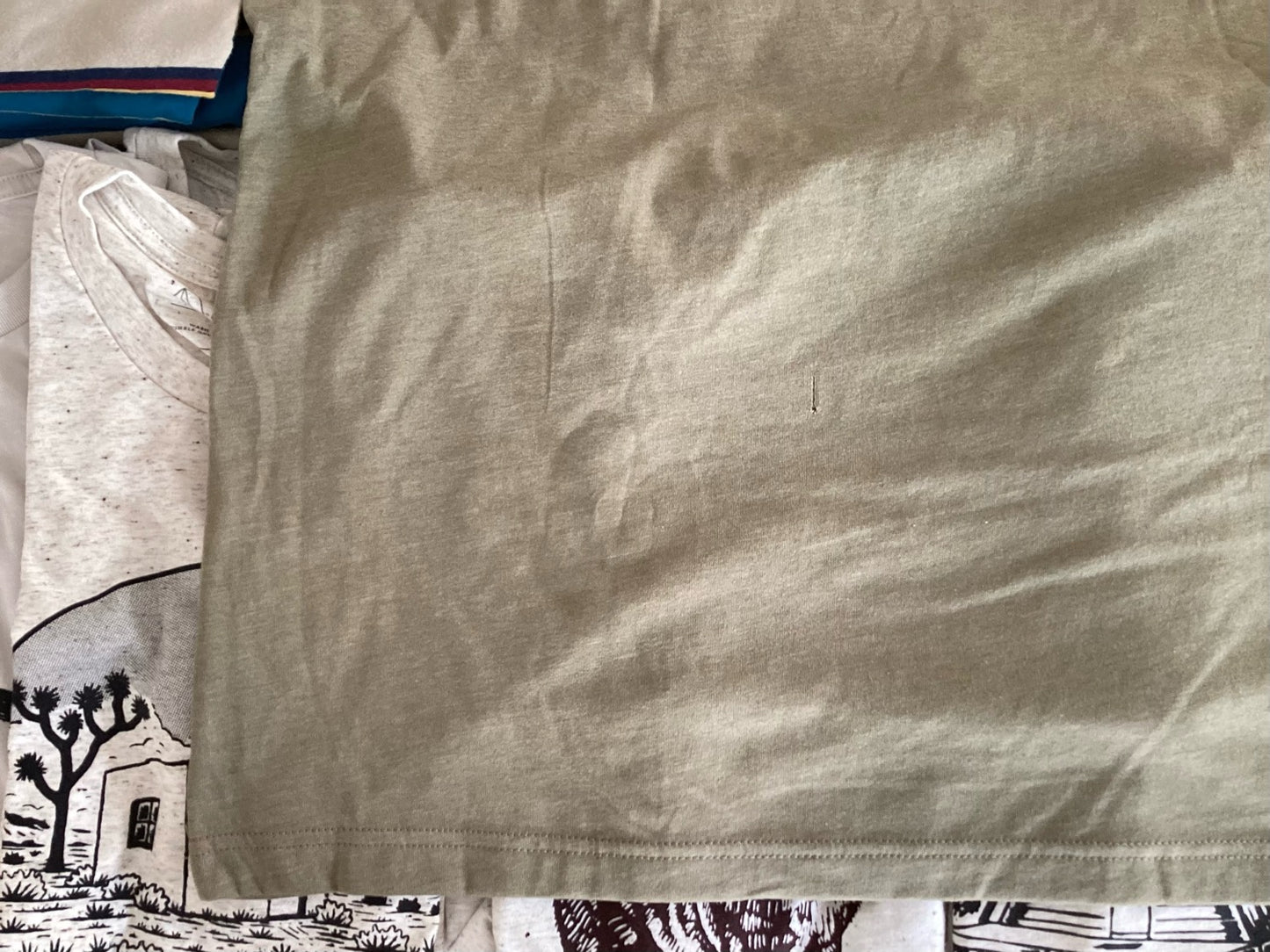 IMPERFECT: Moore Collection Trail Tee - Heather Olive - XXL