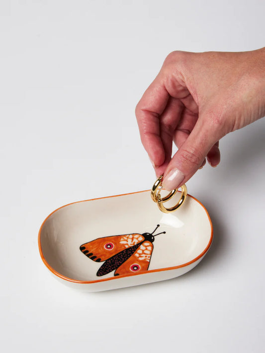 Jones & Co Moth Dish - Orange