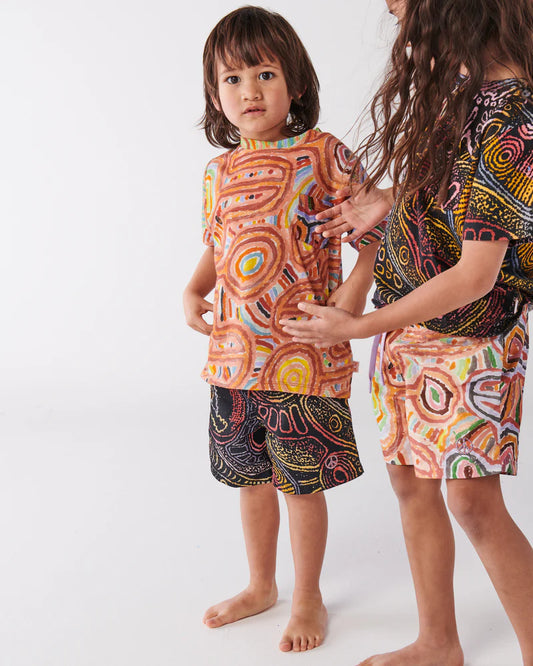 Kip & Co X Ernabella Arts Tjala Tjukurpa Boardies