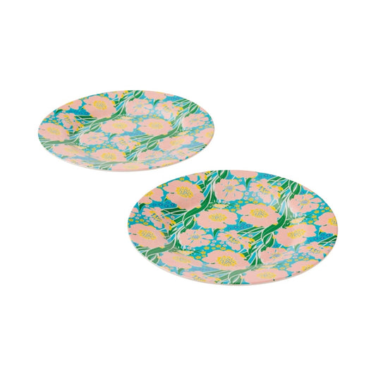 Kip & Co Tumbling Flowers Dinner Plate 2P Set
