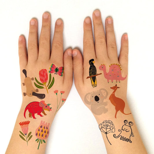 Missy Minzy Australian Food Icon Temporary Tattoos