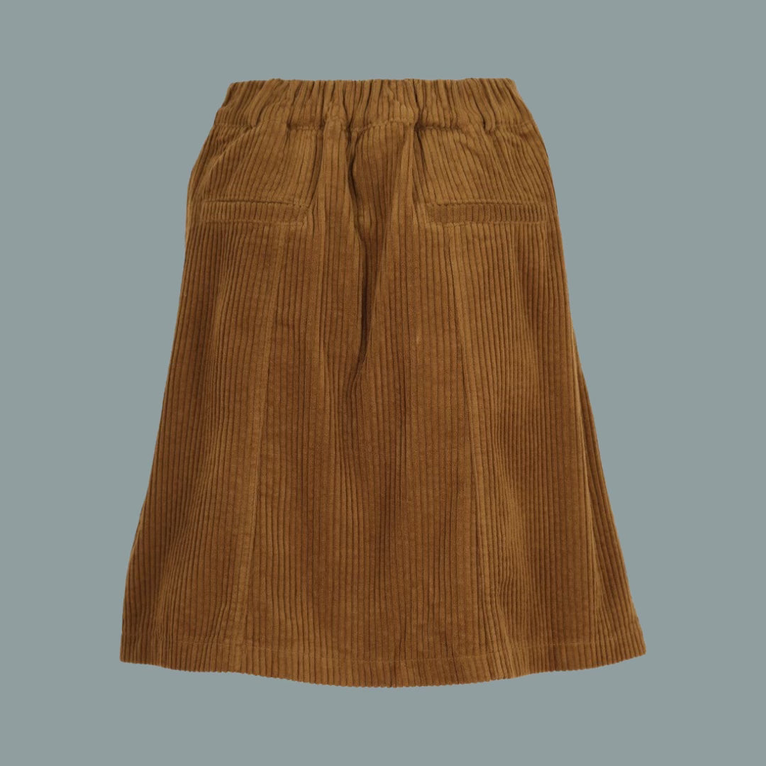 Olga de Polga Jackson Brown Cord Skirt - EXTRA-SMALL