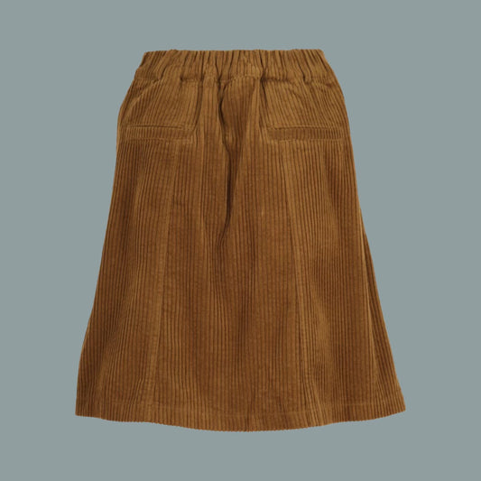 Olga de Polga Jackson Brown Cord Skirt - EXTRA-SMALL