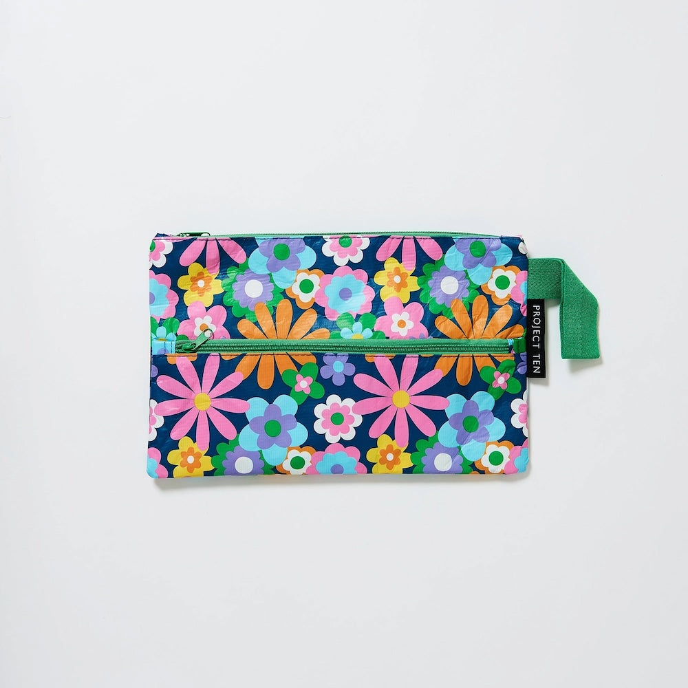 Project Ten Pop Floral Pencil Case