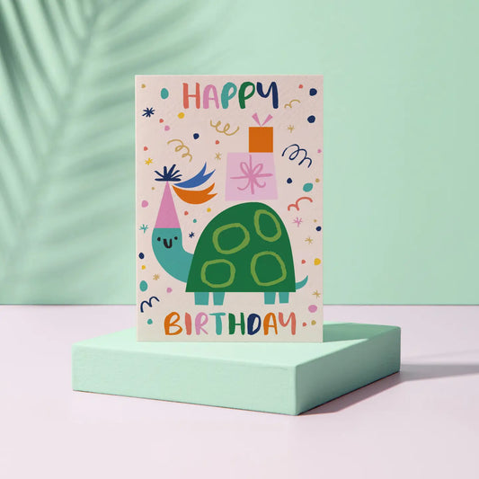 Rumble Cards Happy Birthday Turtle Card