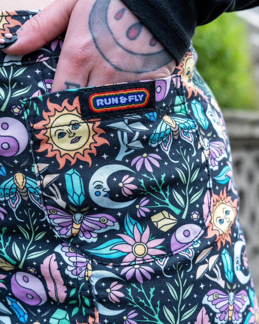 Run and Fly Mystic Summer Mini Skirt