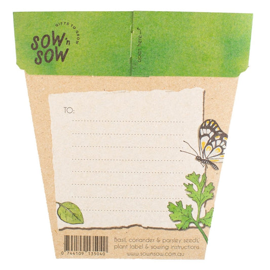 Sow 'n' Sow A Gift of Seeds - Trio of Herbs