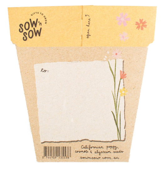 Sow 'n' Sow A Gift of Seeds - Wildflowers