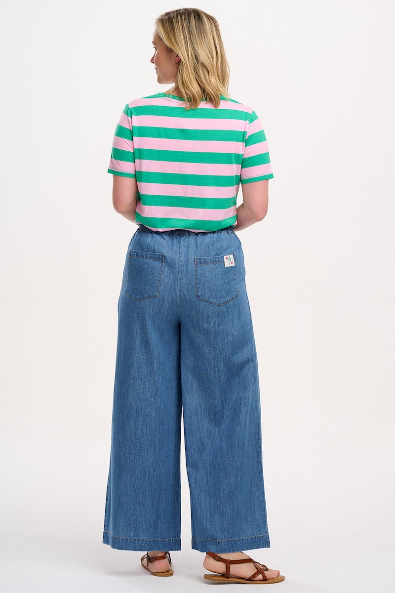 Sugarhill Brighton Sylvie Scoop Neck Tee - Flower