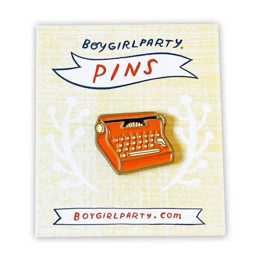 Boygirlparty Typewriter Pin
