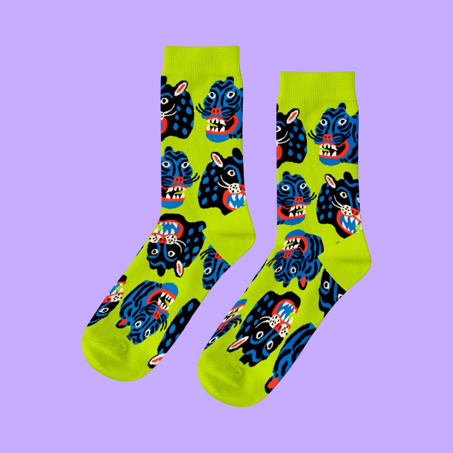 Yellow Owl Workshop Kristina Micotti Wild Cats Socks - Small