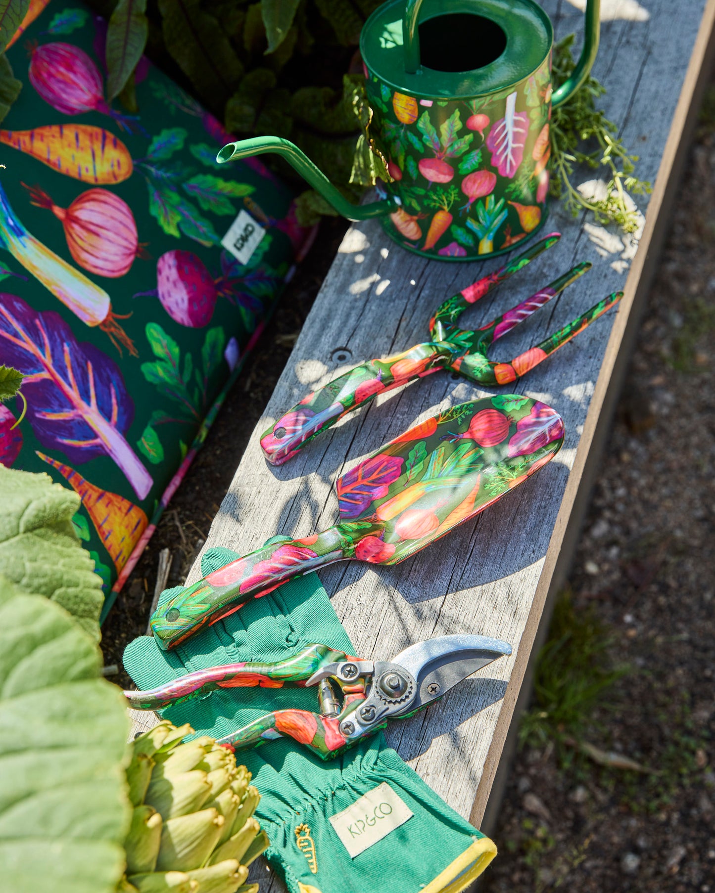 Kip & Co Veggie Soup Garden Tools & Gloves Set