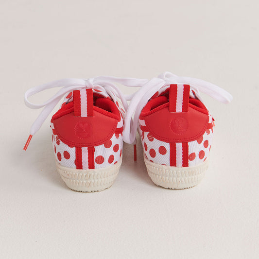 Kip&Co X Volley Red Polka Dot Heritage Sneaker