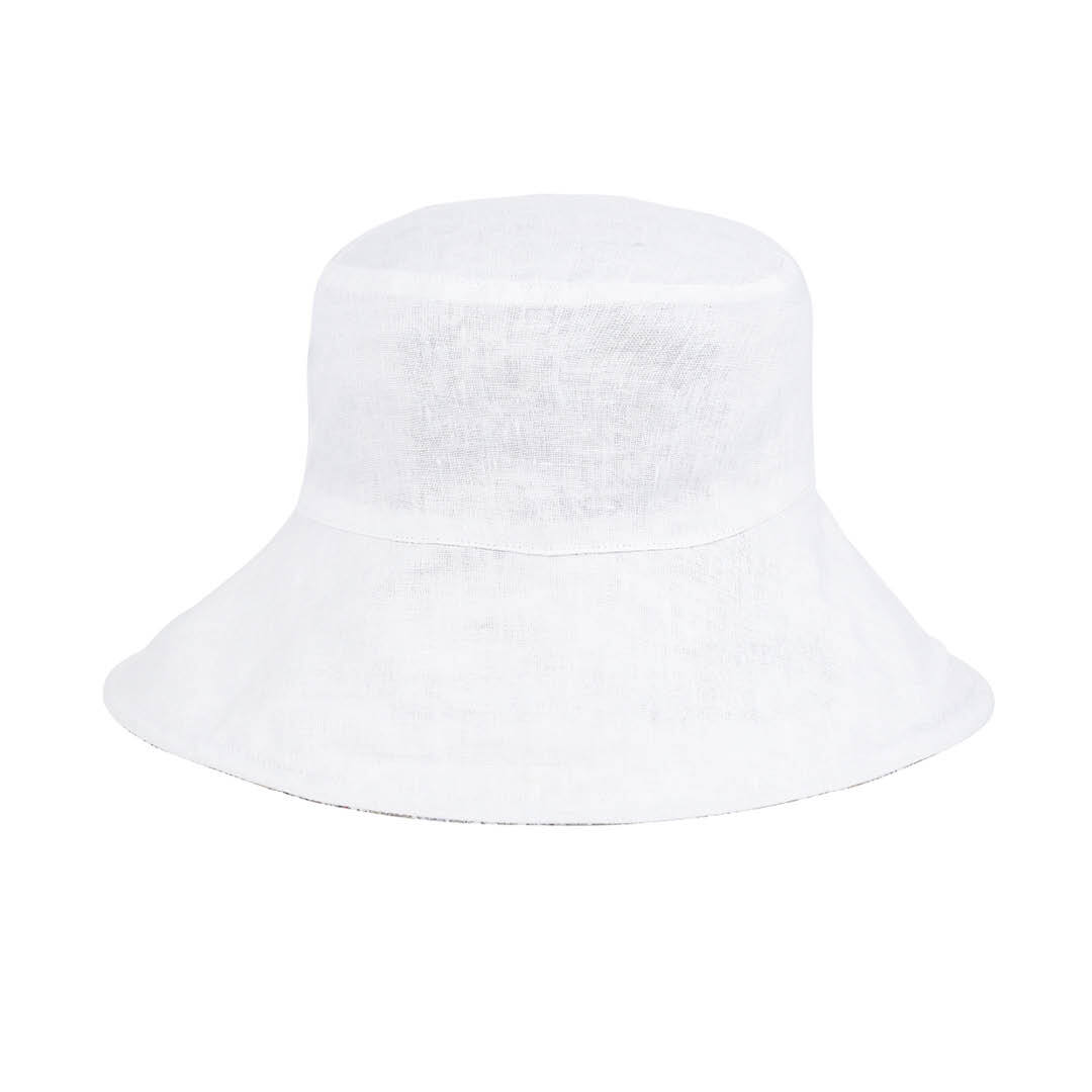 Bedhead Vacationer Reversible Adult Sun Hat - Winnie / Blanc