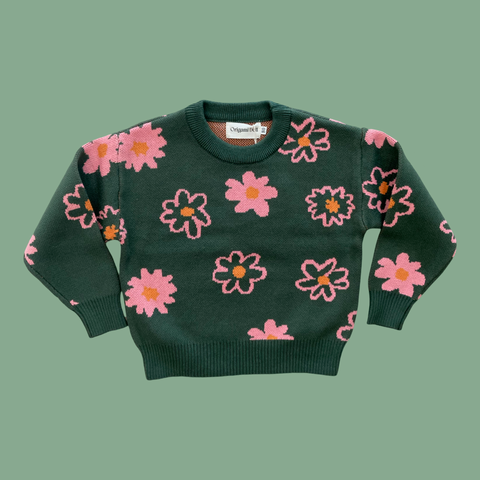 Origami Doll Floral Jumper