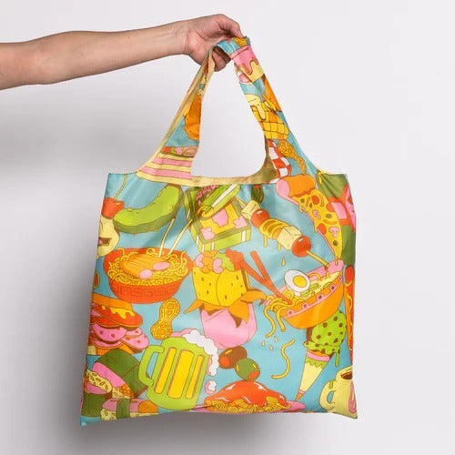 Yellow Owl Workshop Art Sack Shopping Bag - Gourmand by Clay Hickson