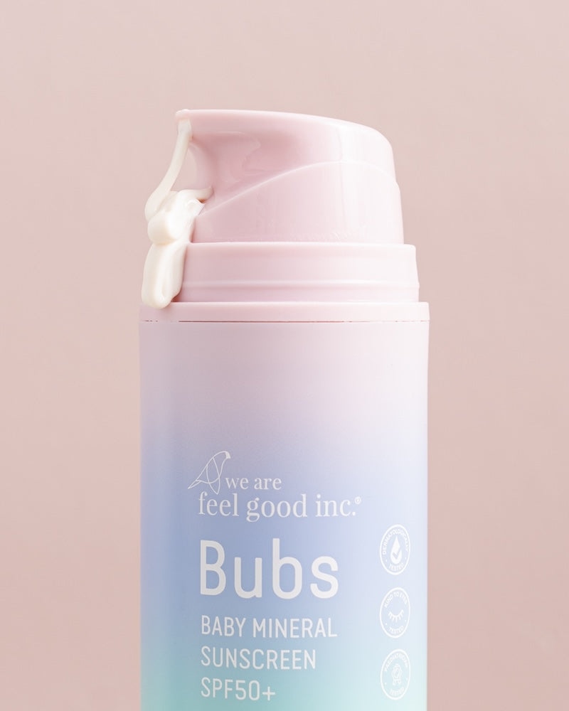 We Are Feel Good Inc Bubs Baby Mineral Sunscreen SPF50+