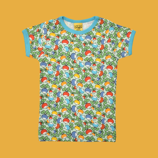 Duns Jumble Radish Blue Kids' Short Sleeve Tee