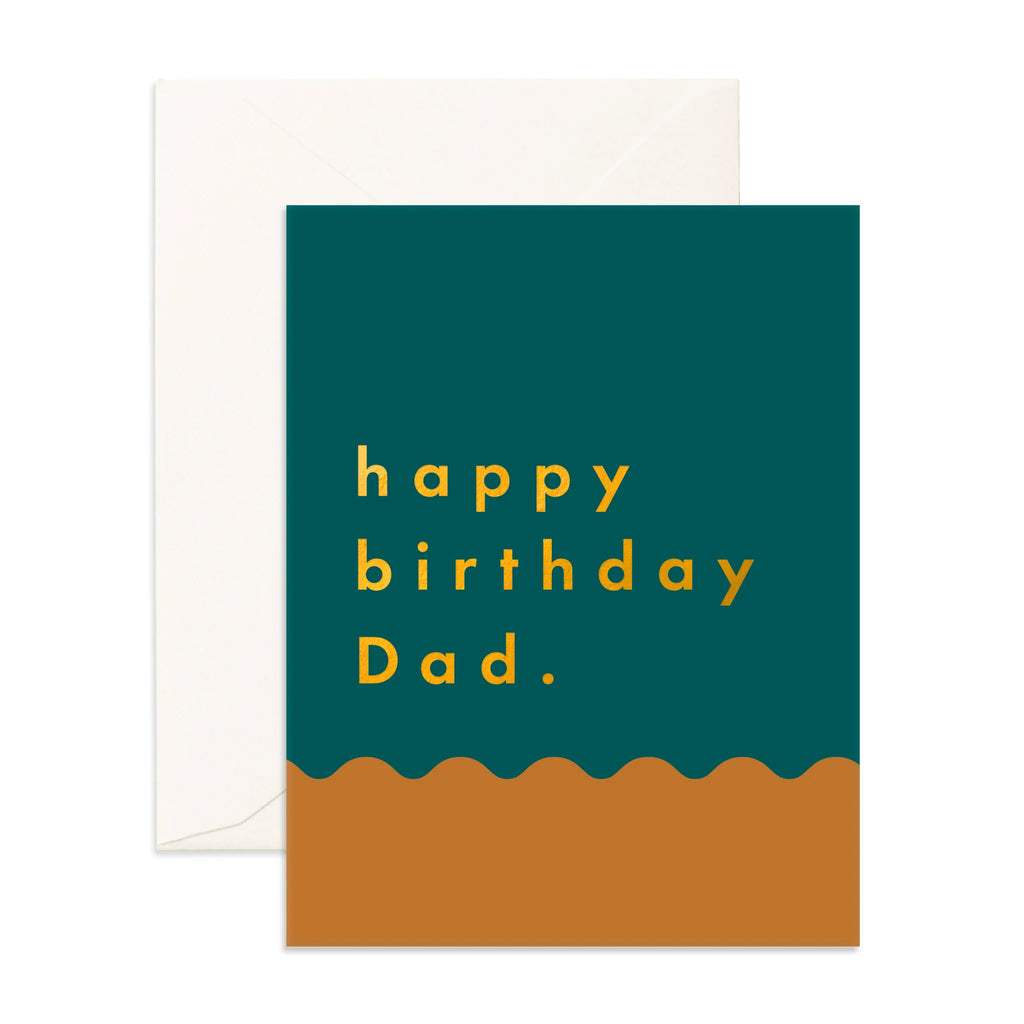 Fox & Fallow Happy Birthday Dad Card