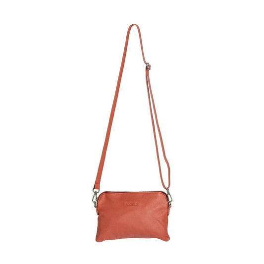 Hoopla Mini Cross Body Slouch Bag in Terracotta
