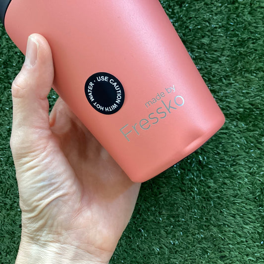 IMPERFECT: Fressko Camino Reusable Coffee Cup - 12oz in Coral