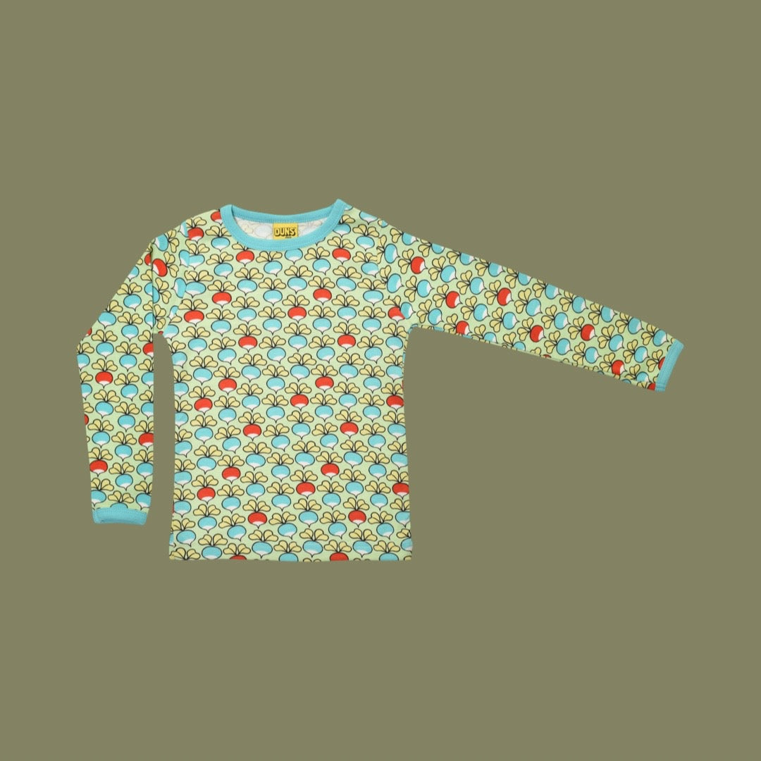 Duns Multi Radish Green Ash Long Sleeve Kids' Top