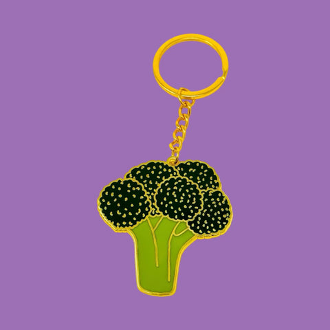 Jenny Lemons Broccoli Key Chain