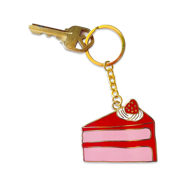 Jenny Lemons Cake Slice Key Chain