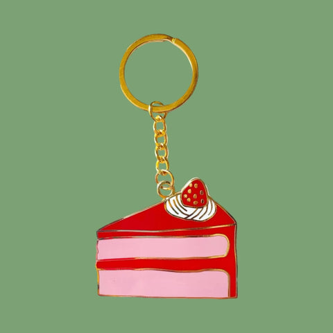 Jenny Lemons Cake Slice Key Chain