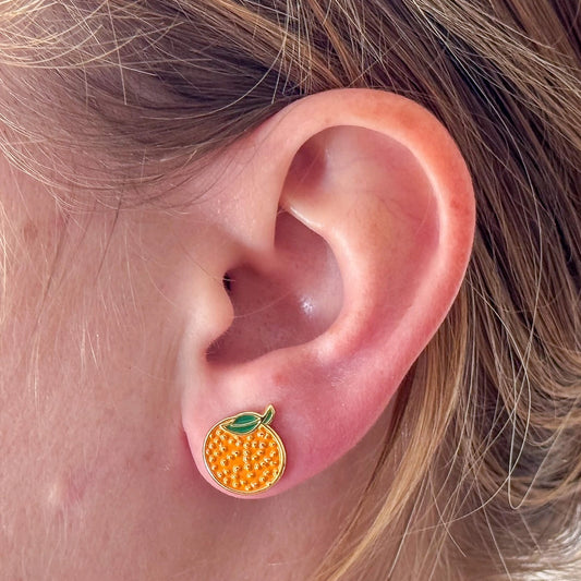 Jenny Lemons Orange Earrings