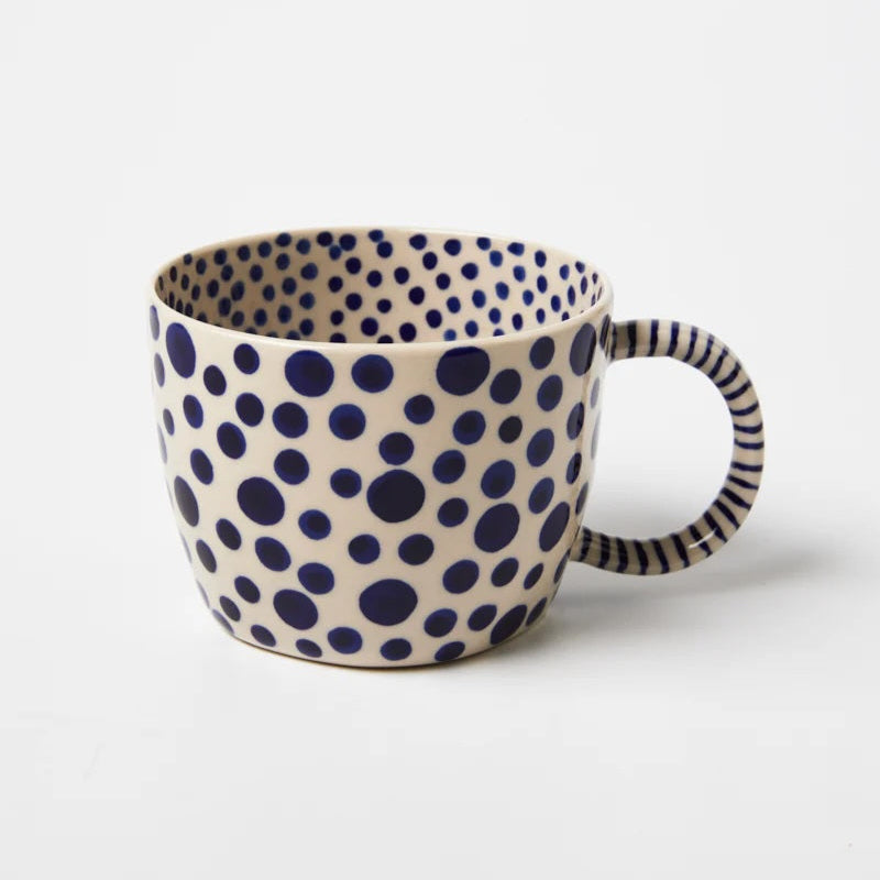Jones & Co Chino Mug - Navy Spot