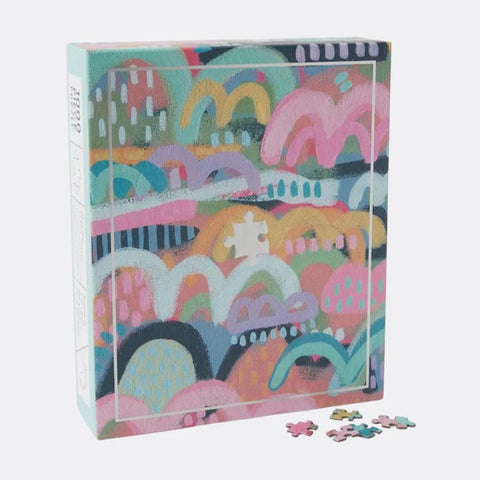 Journey of Something Neon Hills Jigsaw Puzzle