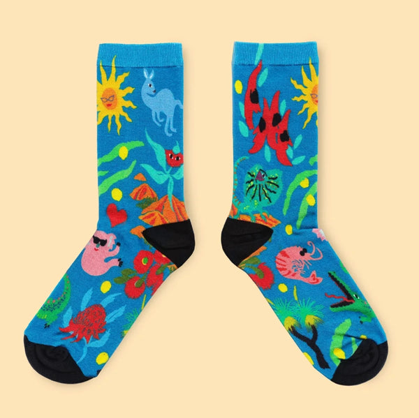 Julie White Rainbow Oz Socks