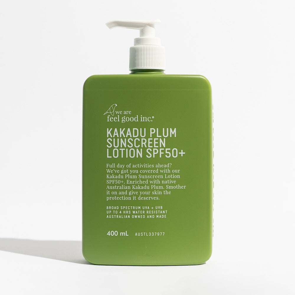 We Are Feel Good Inc Kakadu Plum Sunscreen SPF50+ 400ml