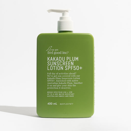 We Are Feel Good Inc Kakadu Plum Sunscreen SPF50+ 400ml
