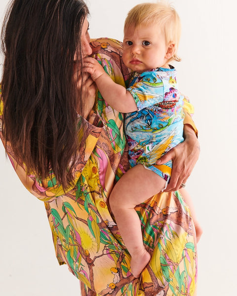 Kip & Co X May Gibbs Waterworld Short Sleeve Romper